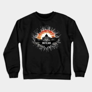 Vatican City Travel Ink Art Painting Crewneck Sweatshirt